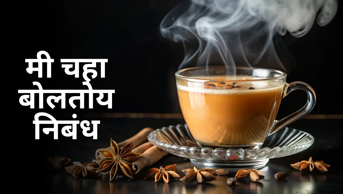 Mi Chaha Boltoy Marathi Nibandh: मी चहा बोलतोय निबंध मराठी