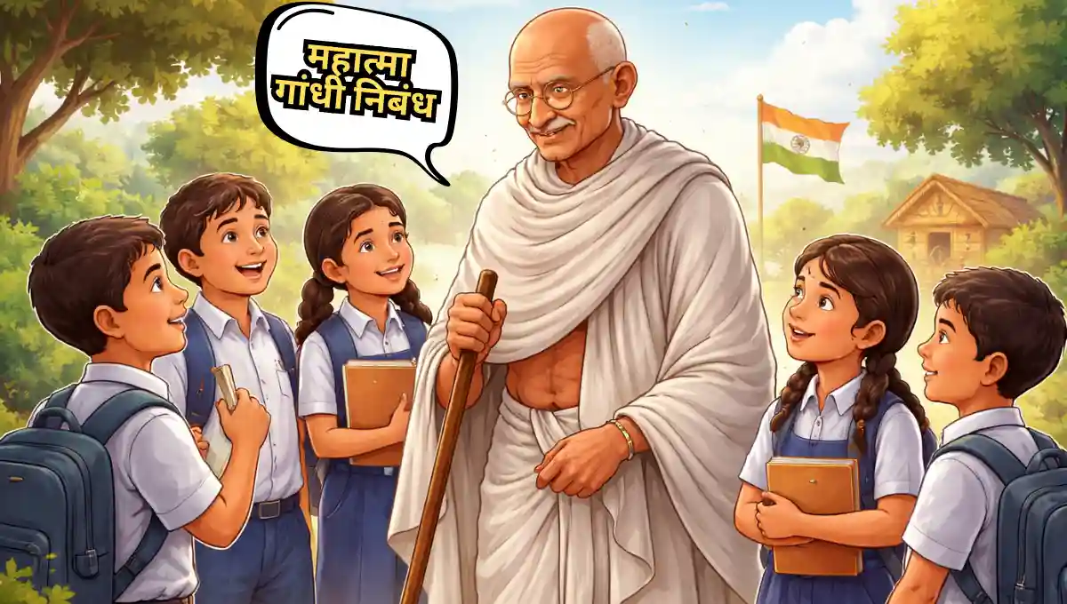 Mahatma Gandhi Nibandh in Marathi – महात्मा गांधी निबंध मराठी