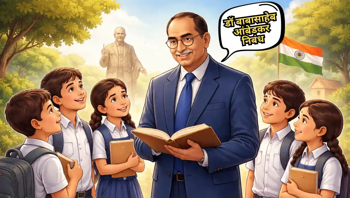 Dr Babasaheb Ambedkar Nibandh – डॉ बाबासाहेब आंबेडकर निबंध