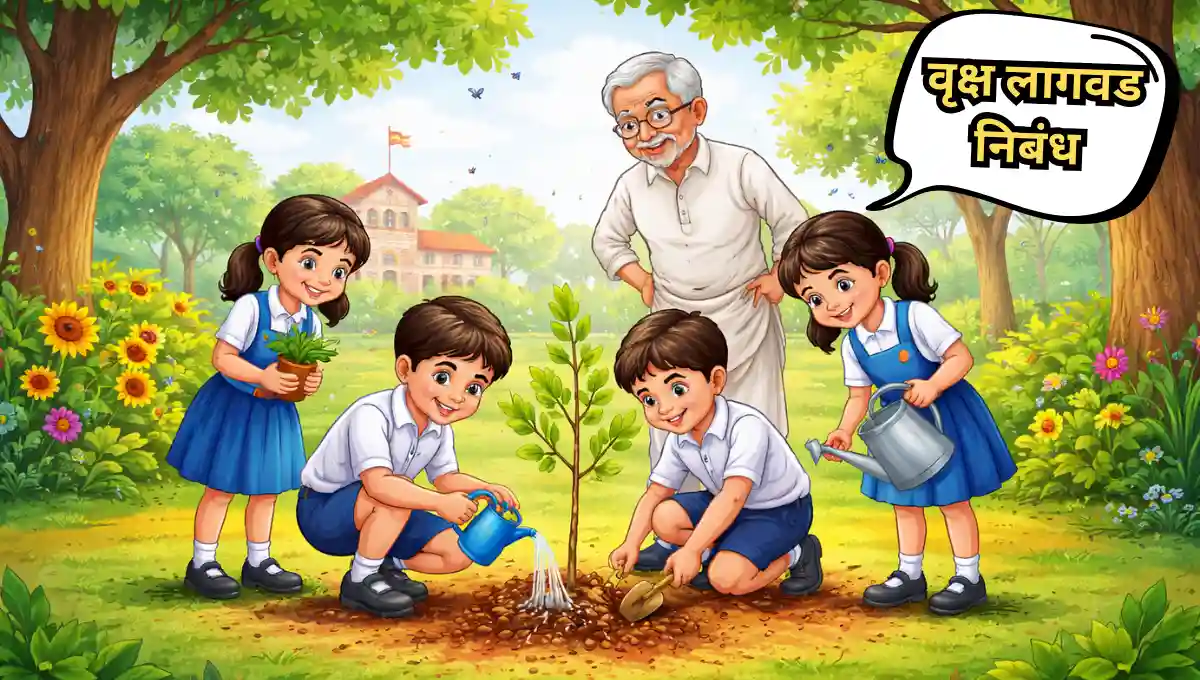 Vruksha Lagvad Nibandh in Marathi – वृक्ष लागवड निबंध मराठी
