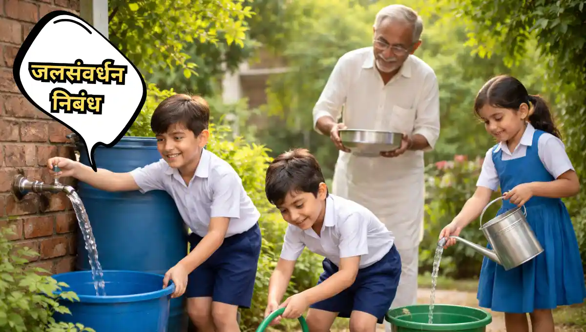 Jal Sanvardhan Nibandh in Marathi – जलसंवर्धन निबंध मराठी