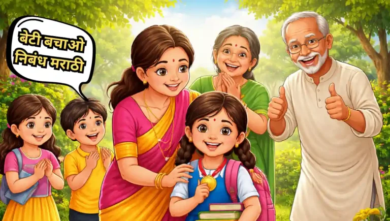 Save Girl Child Nibandh Marathi – बेटी बचाओ निबंध मराठी