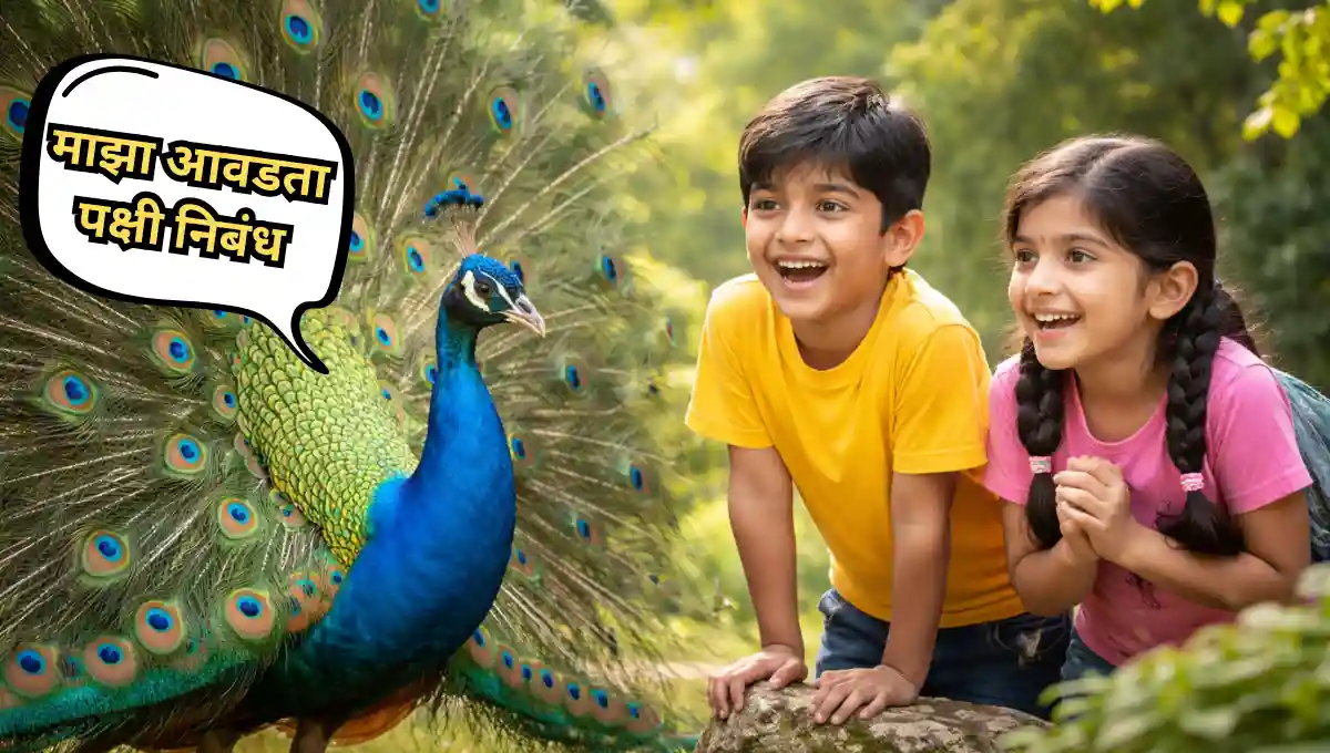 Maza Avadta Pakshi Nibandh – माझा आवडता पक्षी निबंध