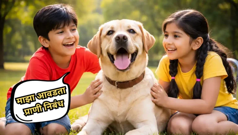 Maza Avadta Prani Nibandh – माझा आवडता प्राणी निबंध